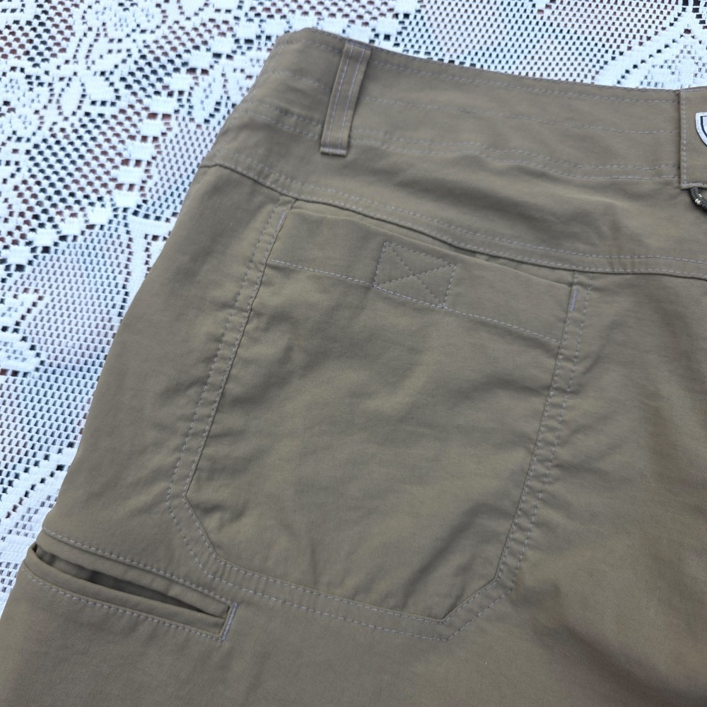 KUHL Hiking Shorts Size 36 Brown Silencr Kargo Cargo Gorpcore Outdoors Stretch - Picture 10 of 12